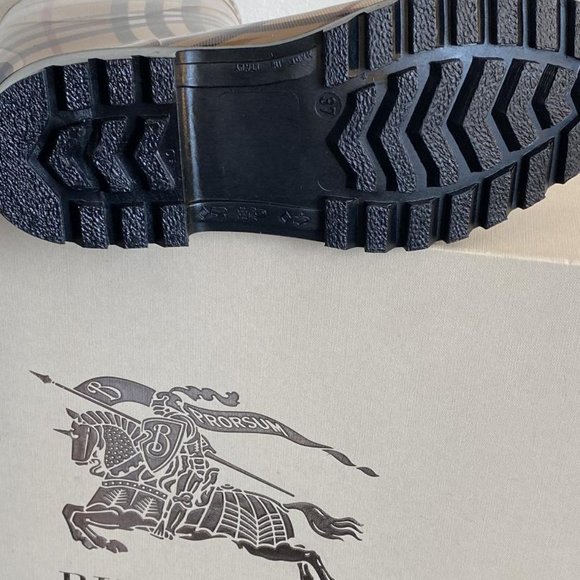 Burberry Haymarket  Rain Boots - Picture 2 of 2
